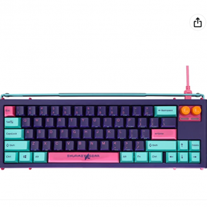 Amazon.com - Shurikey Hanzo 65鍵 雙模靜電容機械鍵盤，色彩繽紛，現價$99