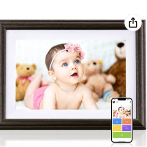 Amazon - 10.1英寸WiFi數碼觸摸屏高清相框，5折，母親節禮物好選