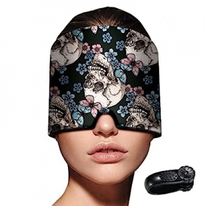 Briyard Migraine Relief Cap (400FF), Headache Relief Hat for Migraine Ice Head Wrap, Ice Pack for He