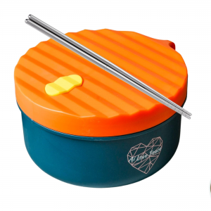AI LOVE PEACE Ramen Bowl,Ramen Cooker,Microwave Ramen Bowl,Large Noodle Bowl 40 oz,Microwave Bowl 