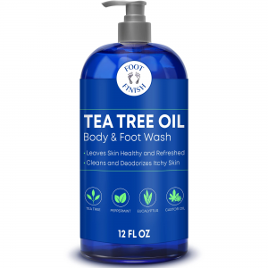 LOVE, LORI Tea Tree Body Wash Antifungal (12oz) - Antibacterial Body Wash for Eczema, Jock Itch