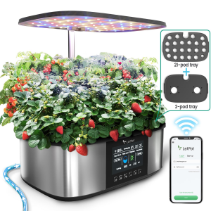 LetPot LPH-Max Hydroponics Growing System Kit, 21 Pods APP & WiFi Automatic Controlled Smart