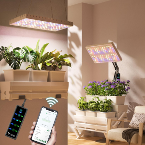 LetPot 48 Watt Plant Grow Lights Bulbs for Indoor Plants Full Spectrum, Smart APP Control,