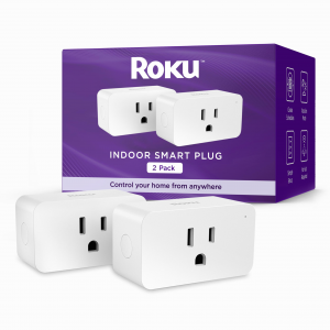 Roku Smart Home Indoor Smart Plug, 2-Pack - WiFi Smart Plugs Works with Alexa & Google