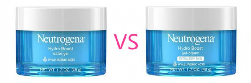 Neutrogena Hydro Boost Water Gel vs. Gel-Cream Extra Dry: Ingredients/Difference/Reviews