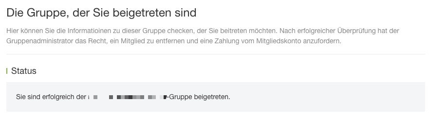 a. Nachdem der Administrator den Beitrittsantrag überprüft hat a. Nachdem der Administrator den Beitrittsantrag überprüft hat