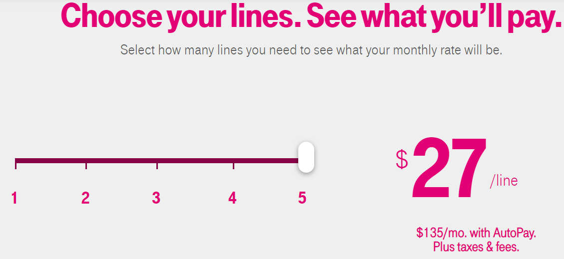 T-Mobile家庭套餐 T-Mobile家庭套餐