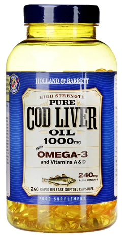 Holland & Barrett Cod Liver Oil丨深海鳕鱼鱼油