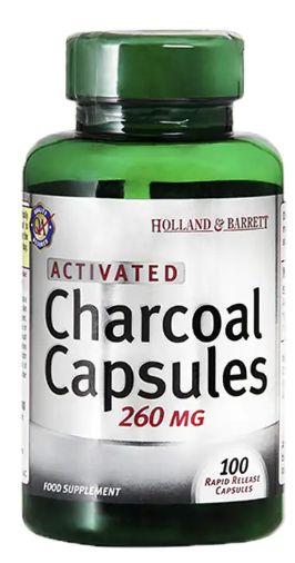 Holland & Barrett Charcoal丨活性炭胶囊 