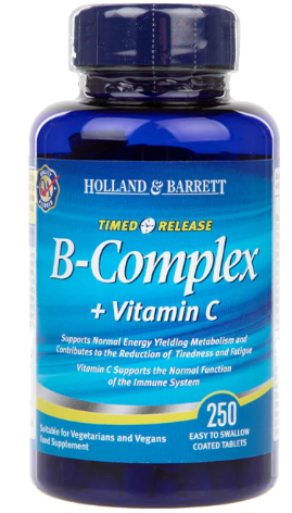 Holland & Barrett Vitamin B Complex plus Vitamin C Timed Release