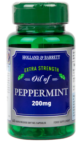 Holland & Barrett Extra Strength Oil of Peppermint丨薄荷油精华胶囊