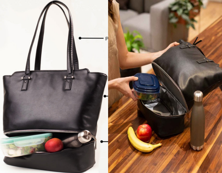 Amazon.com: Weitars Lunch Bag for Women, Cute Insulated Lunch Box for Women  for Work, Large Leak Proof Lunch Tote Bags,Lunch Cooler Purse with Side  Pockets & Shoulder Strap, Lunchboxes for Picnic Beach: