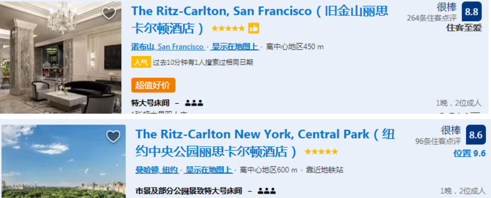 丽思卡尔顿酒店