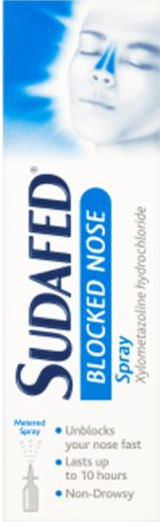 Sudafed Blocked Nose Spray 鼻喷剂 Sudafed Blocked Nose Spray 鼻喷剂