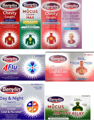 Benylin感冒药 Benylin感冒药