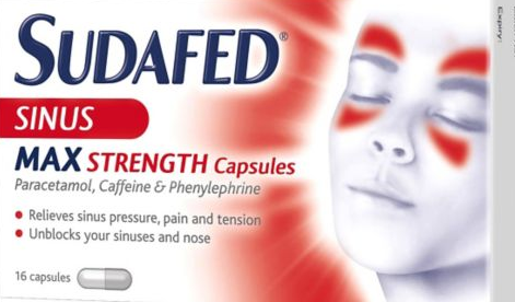 Sudafed Blocked Nose & Sinus 抗鼻塞胶囊 Sudafed Blocked Nose & Sinus 抗鼻塞胶囊