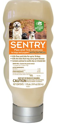 Sentry 跳蚤和壁虱洗发露（狗用）