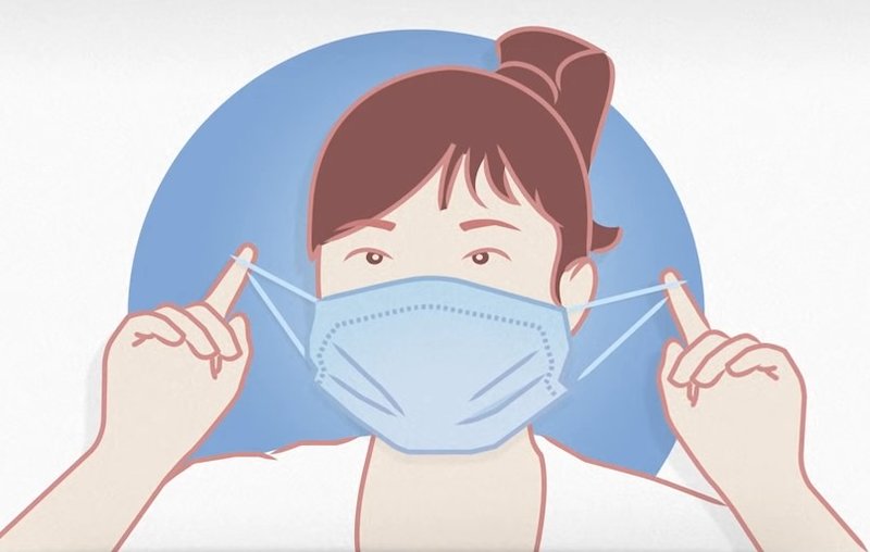 佩戴口罩 佩戴口罩