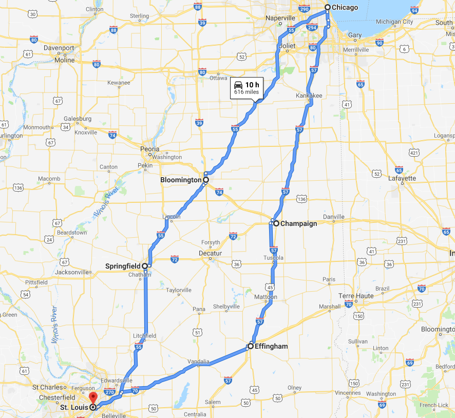 Ultimate Road Trip from St. Louis to Chicago - Best Stops, Routes and ...