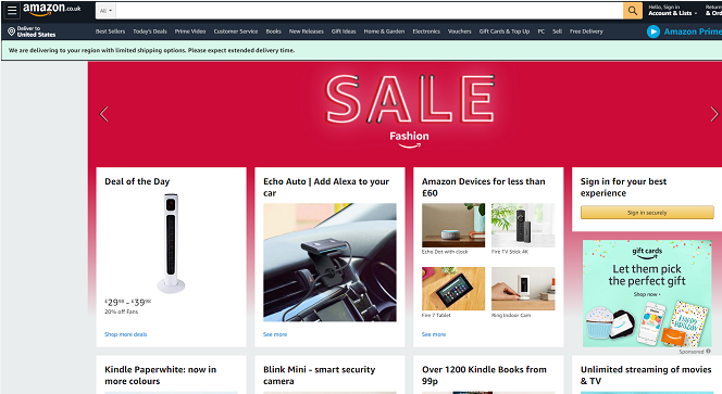 Amazon UK Amazon UK