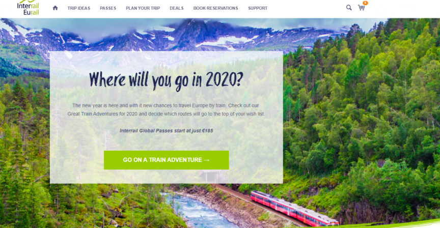 Interrail（欧洲铁路通票预订官网）