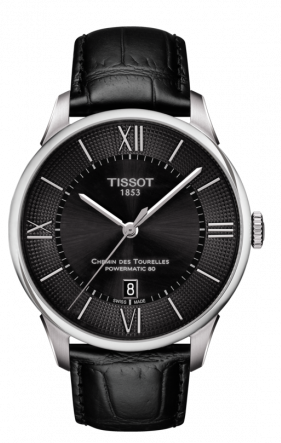 Tissot 天梭杜鲁尔系列皮带80机芯机械男表（T0994071605800）