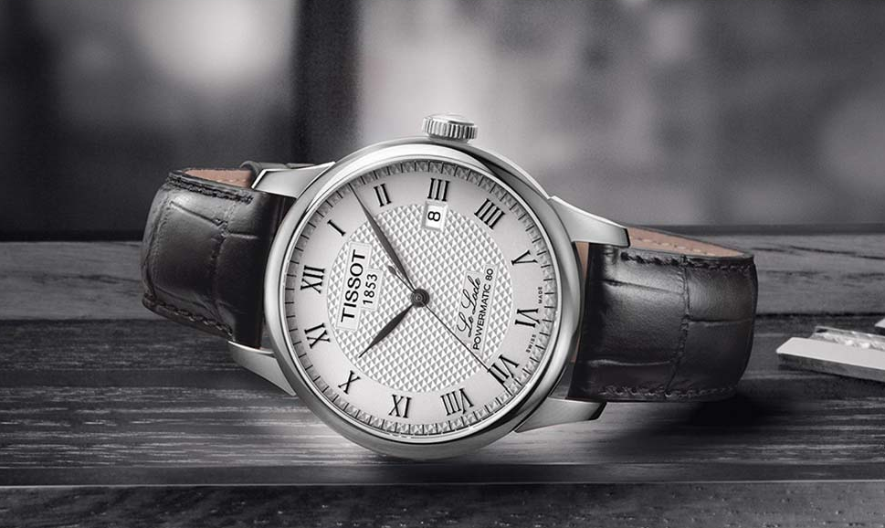 Tissot 天梭力洛克系列皮带80机芯机械男表（T0064071603300）