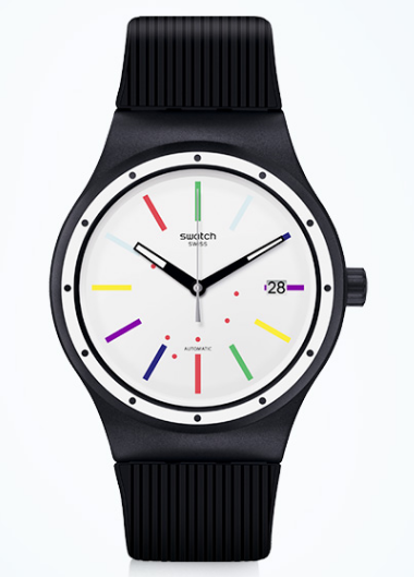 斯沃琪 Swatch 瑞士手表19年秋冬新品装置51色彩 机械男女表SUTB408