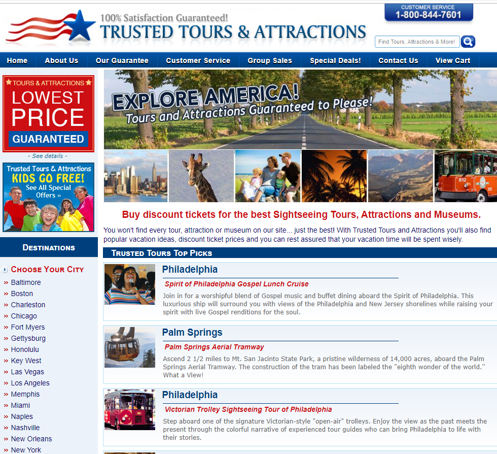 Trusted Tours and Attractions