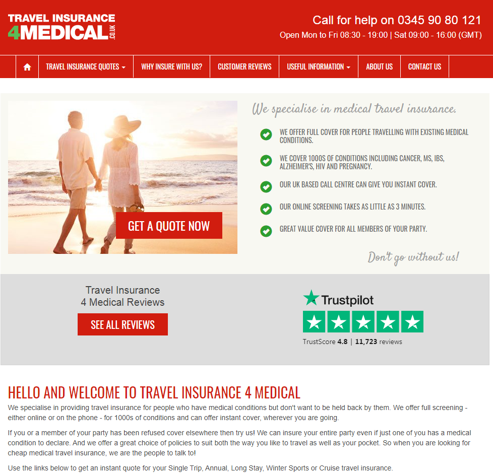 Travel Insurance 4 Medical