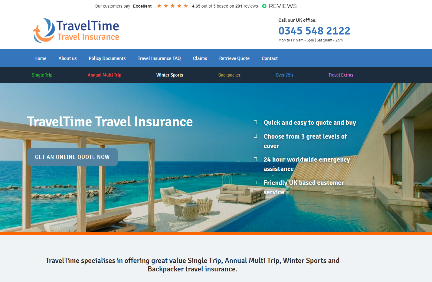 Travel Time Insurance