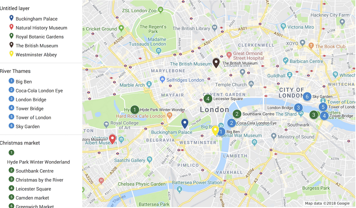 伦敦眼周边著名景点