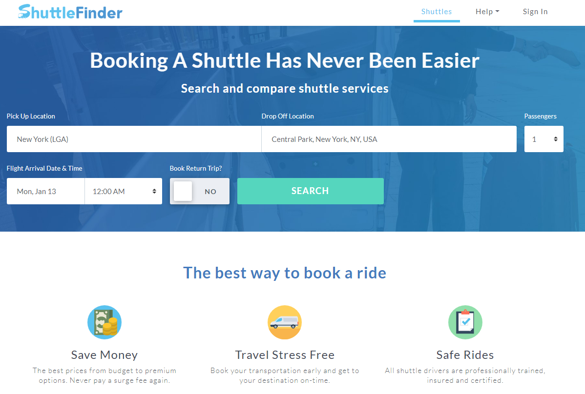 Shuttle Finder