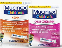 Mucinex儿童祛咳止痰系列 Mucinex儿童祛咳止痰系列