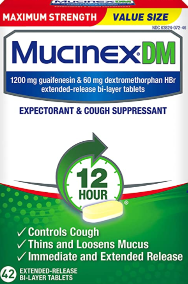 Mucinex绿色版本止咳祛痰 Mucinex绿色版本止咳祛痰
