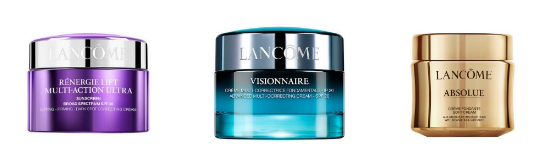 Lancôme Renergie vs. Visionnaire vs. Absolue: Which Cream Is Best for Aging Skin?