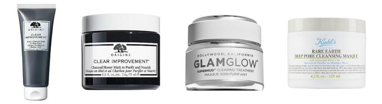 ORIGINS Charcoal Mask vs. Charcoal Honey Mask vs. Glamglow Supermud vs. Kiehl's Rare Earth: Which Is Best？