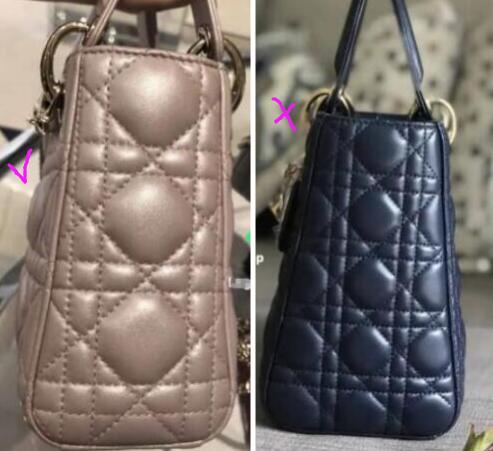 COMPARISON] Authentic Lady Dior ABC vs Lady Dior from God Factory