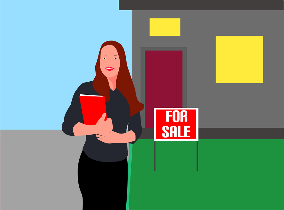 Realtor, House, Home, New, Sale, Woman, Agent