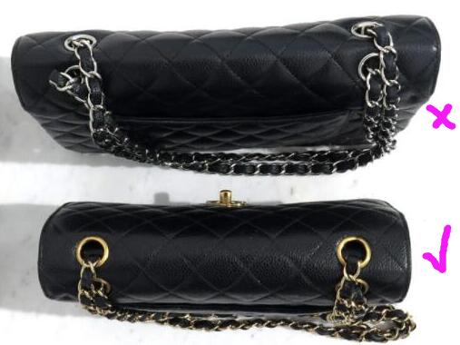 Authentic CHANEL Quilted Black Caviar Medium Classic Double Flap Bag  Inox  Wind