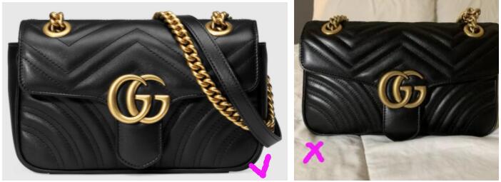 Gucci GG Marmont Bag Authentic vs Fake Guide 2023: How to Tell a Real from  a Fake? - Extrabux
