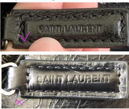 Real vs Fake YSL NIKI handbag. How to spot fake Yves Saint