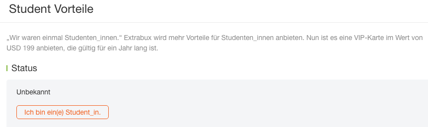 2.2 Klicken Sie auf die Schaltfläche "Ich bin Student_in". 2.2 Klicken Sie auf die Schaltfläche "Ich bin Student_in".