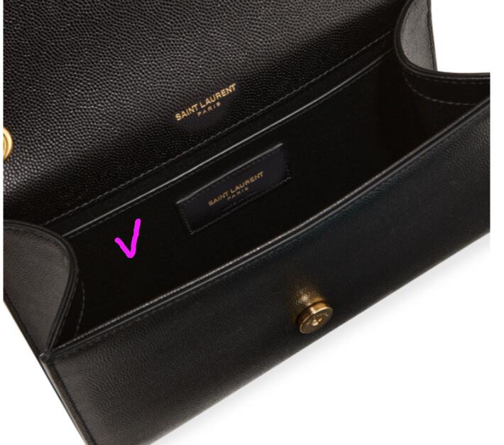 Saint Laurent bag real vs fake. How to spot counterfeit YSL Kate
