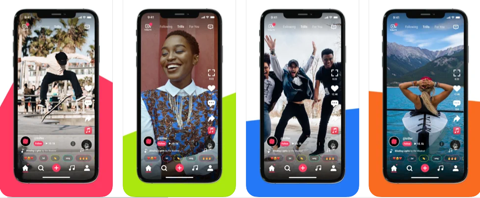 2024美国最火最值得下载的9款短视频APP推荐 - TikTok, Triller, YouTube Shorts, Instagram Reels等！