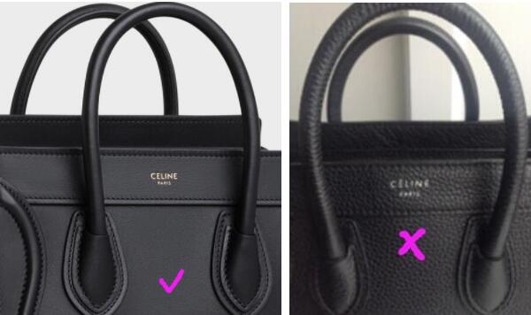 CELINE Luggage Bag Real vs Fake Guide 2023: How to Spot a Fake CELINE  Luggage Bag? - Extrabux