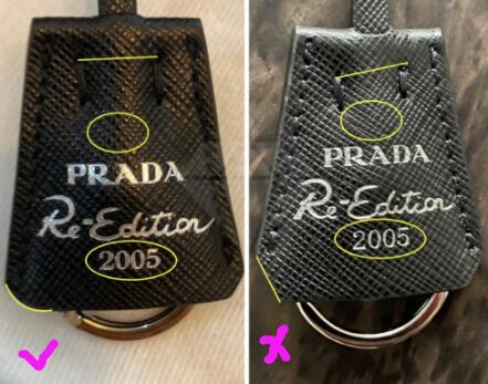 How to Spot a Fake Prada Bag: Up Close to the Mini Re-Edition 2000 -  Academy by FASHIONPHILE