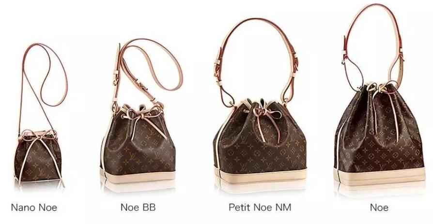 Comparison between the Louis Vuitton Petit Noe and Delightful pm