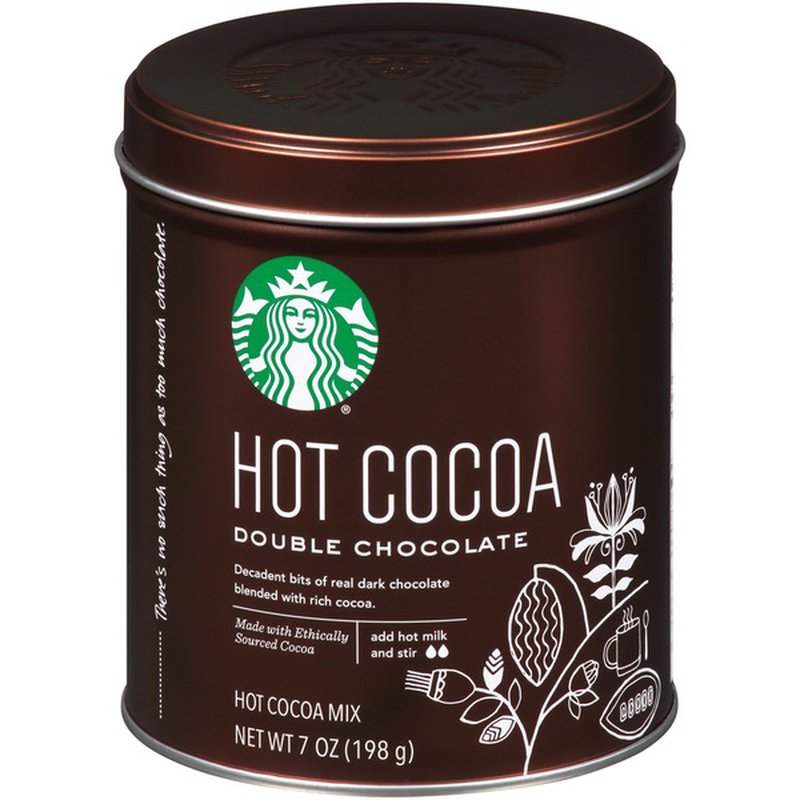 Starbucks Double Chocolate Hot Cocoa Mix is made with ethically-sourced coc...