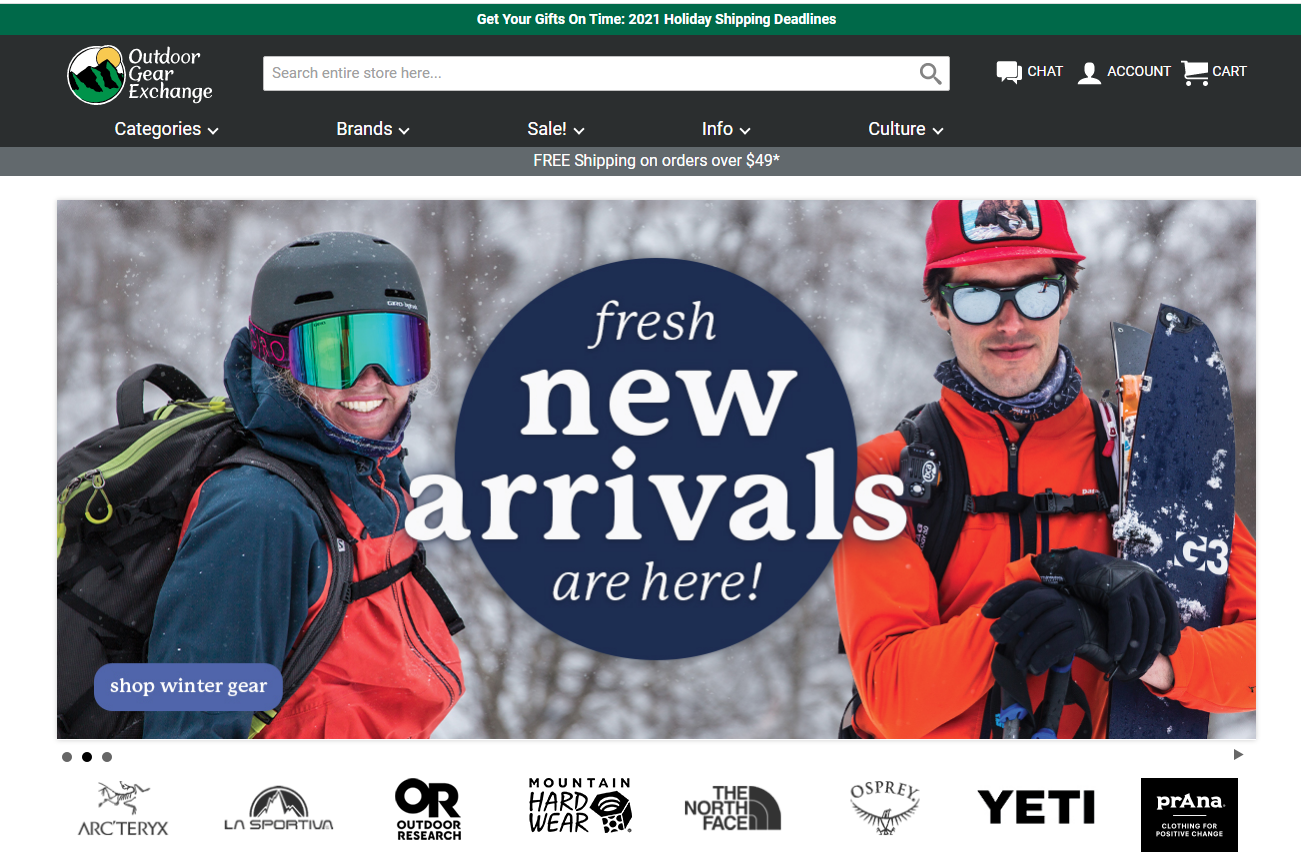 Buy + Sell Outdoor Gear, Promo Items, Clothing